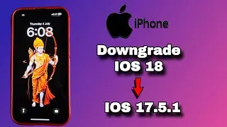 How to Downgrade iso 18  || How to Downgrade iso 18 to iso 17.5.1