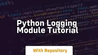 python logging module tutorial