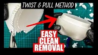 Easy Method to Remove Supports on 3D Prints | Twist n Pull Method