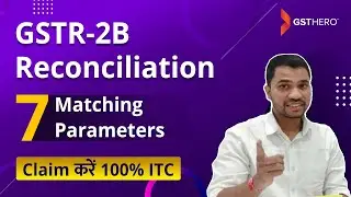New Matching Tool to reconcile GSTR-2B with purchase|GSTR-2B reconciliation | 7 Matching Parameters