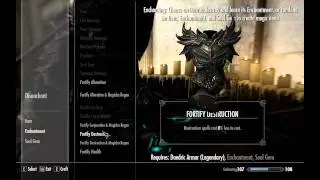 How to 1000+ Armor in Skyrim - Daedric armor set