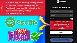 Fix A Firewall May Be Blocking Spotify - 100% Working