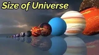 Size of universe