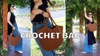 😍👉 Simple crochet shopper, crochet beach bag, cool summer bag 2022