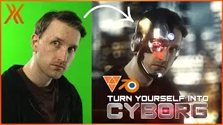 Justice League CYBORG VFX for FREE | Blender + HitFilm Express Tutorial