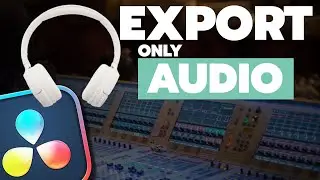 How To Export Audio Only | DaVinci Resolve | Hindi