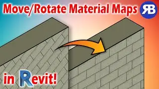 Revit Snippet: Align & Rotate Material Texture on Surfaces