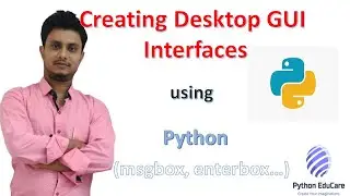 Create GUI interface using Python || Python EasyGUI || msgbox || enterbox || choicebox || codebox