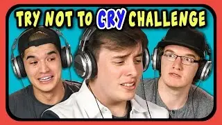 YOUTUBERS REACT TO TRY NOT TO CRY CHALLENGE