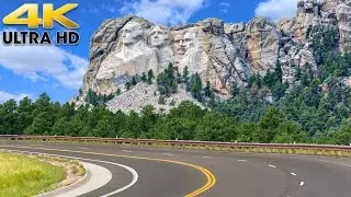 2 Hours of Scenic Mountain Driving Through South Dakota's Black Hills 4K