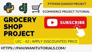 #42 Online Grocery Shop Project | Python Django | Apply Discounted Price