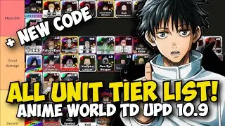 [New Code + UPD 10.9] The New Best Units in AWTD Official Tier List