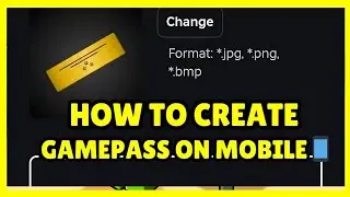 📱 HOW TO MAKE A ROBLOX GAMEPASS WITH MOBILE (SEPTEMBER 2024) 📱