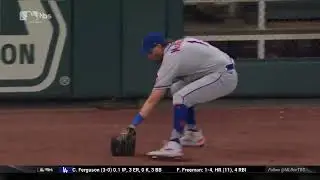 MLB | Jeff McNeil Gets Butterfingers, Drops Ball 3 Times