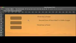 Using the Move Tool for Alignment in Photoshop CC 2014
