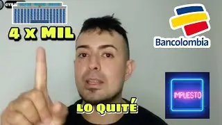 🚫👉🏼 CÓMO ELIMINAR el 4 x MIL que me COBRA el BANCO