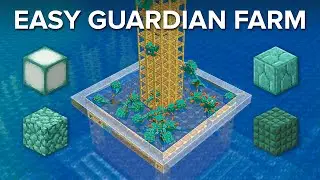 Minecraft EASY Guardian Farm - No Portals - 5000+ Per/h