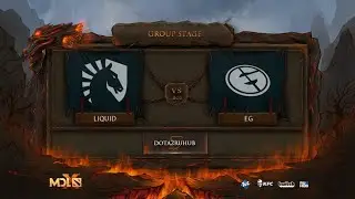 Team Liquid vs Evil Geniuses, MDL Chengdu Major, bo3, game 1 [Adekvat & Mortalles]