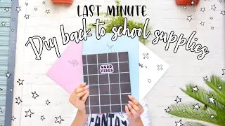 Last minute Diy back to school supplies 2020| Diy back to school supplies supplies 2020 | Diy Twins