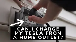 Can I charge my Tesla on a standard home outlet?