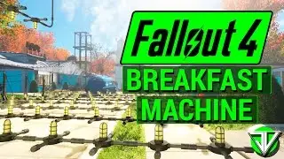 FALLOUT 4: Contraptions Workshop DLC Breakfast Machine! (UpIsNotJump Creation)