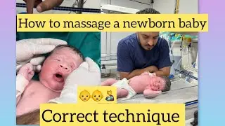 How to massage a newborn baby\नवजात शिशु आौर वचचो की मसाज कैसे करे /. Ankur maitrika hospital jammu