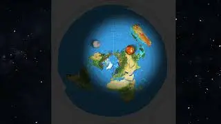 Flat Earth Model - Day and Night - Does Not Work - 4k - By CD