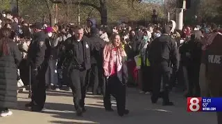 Police make 45 arrests after Yale students camp outside for pro-Palestinian protest