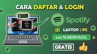 ✅ Cara Daftar dan Login Spotify di Laptop / PC