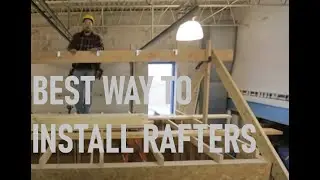 How to Install a Ridge Board & Rafters // Roof Framing Part 4