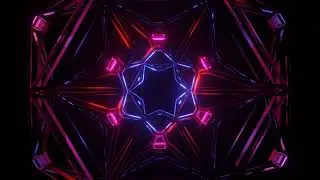 Abstract Background Video 4k VJ LOOP NEON Color Changing Compilation Tunnel Calm Visual ASMR