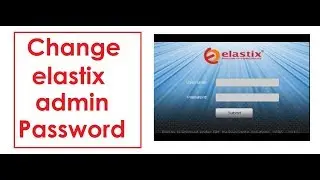 how to change elastix admin password from root