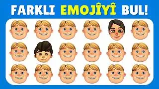 FARKLI EMOJİYİ BUL‼👱‍♂️ Çizgi Film Karakterleri Özel 🔥 Emoji Bulmaca