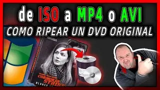 Como CONVERTIR un Archivo ISO a MP4 o AVI ⭐ Como RIPEAR o COPIAR un DVD original - 2024