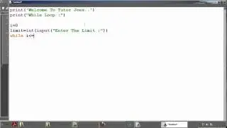 Python Tutorial : While Loop In Python Tamil Part-24