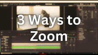 DaVinci Resolve for NOOBS: How to Make a Zoom Animation