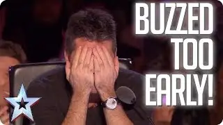 UH OH! When the Judges buzz TOO EARLY! | Britains Got Talent