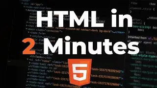 Learn html in 2 minutes