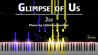 Joji - Glimpse of Us (Preview) Piano Cover / Tutorial by LittleTranscriber