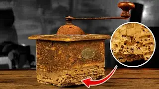 Rotten Coffee Grinder ! Unrealistic Restoration