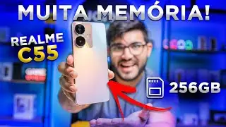 CHEGOU! O Smartphone MAIS BARATO com 256GB para comprar no Brasil em 2023! Realme C55