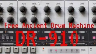 Free Ancient Drum Machine - DR-910 by MAxSynths (No Talking)