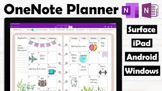 OneNote Planner  - How to Use Our OneNote Digital Planners on Surface Pro, iPad and Android