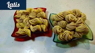 Печенья спиральки с арахисовой халвой