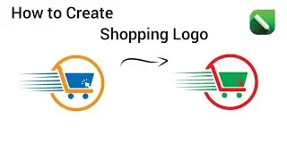 How To Create Sopping Store Logo In CorelDraw  | Shopping Mall Logo Design | Awais Graphics
