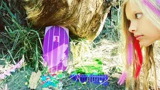 REAL FAIRY  house in the FOREST ??? Fairies exist? Gift from FAIRIES .Video for children