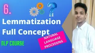 Lemmatization in Natural Language Processing | Python | nlp Tutorial 6