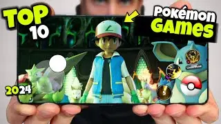 Top 10 Best Working Pokemon Games For Android And IOS In 2024 ( Offline & Online ) High Graphics 4k