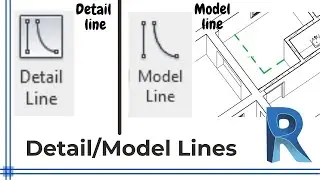 Revit - Difference Between Model and Detail Lines (Weekly tip)