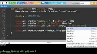 Java Abstract Lesson 03) Math Class Methods